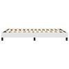 vidaXL Bed Frame White Faux leather, plywood, engineered wood Queen