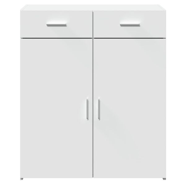 vidaXL Sideboard White Engineered wood 31.5 x 16.7 x 36.6 in Sideboard