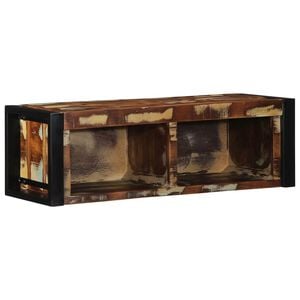 vidaXL TV Cabinet Multicolor Reclaimed Solid Wood Compact TV Cabinet