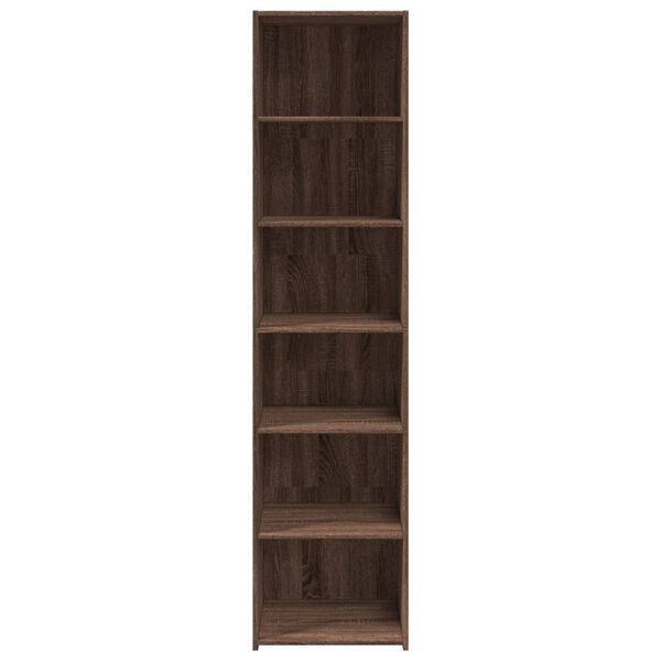 vidaXL Highboard Brown Oak Engineered wood Medium Highboard