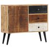 vidaXL Sideboard 34.6"x11.8"x28.7" Solid Mango Wood