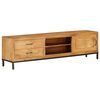 vidaXL TV Stand Mango wood Solid mango wood 55.1 x 11.8 x 15.7 in
