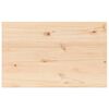 vidaXL Table Top Natural Solid pine wood Medium Rectangular Rustic