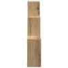 vidaXL Wall Cube Shelf Artisan Oak Engineered Wood 26.8x5.9x26.8 in