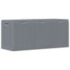 vidaXL Garden Storage Box Grey Polypropylene Medium