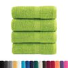 vidaXL Soap Towel Set of 4 Green 100% Cotton Small Soap Towel