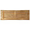 vidaXL Table Top Live Edge 55.1"x15.7"x1.5" Solid Wood Rough Mango