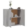 vidaXL Sideboard Grey Sonoma Engineered Wood Medium Cabinet