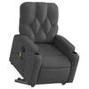 vidaXL Stand Up Massage Recliner Chair Dark Gray