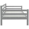 vidaXL Day Bed Grey Solid pine wood Twin