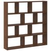 vidaXL Wall Cube Shelf Brown Oak Engineered Wood 39.4 in x 39.4 in