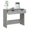 vidaXL Console Table Grey Sonoma Engineered Wood Medium Console Table