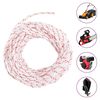 vidaXL Pull Starter Cord White and Red &Oslash;0.12 " 32.8 ' Nylon