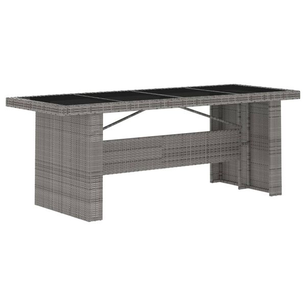 vidaXL Outdoor Dining Set Grey