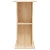 vidaXL Aquarium Stand Sonoma Oak Engineered Wood 29.5 x 14.2 x 28.5 in