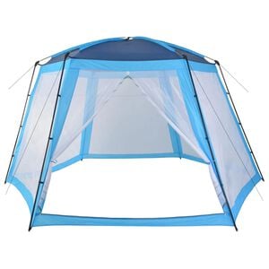 vidaXL Pool Tent Blue Polyester fabric with PA coating 197.7x170.5x98.4 in