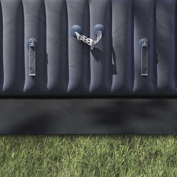 vidaXL Pool Ground Cloth Light Gray 252"x126.4" Polyester Geotextile