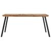 vidaXL Dining Table Teak Solid teak wood Durable Dining Table