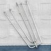 vidaXL Linen-Look Blackout Curtains with Hooks 2 pcs Blue 55.1x88.6"