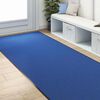 vidaXL Doormat Other Blue and Black 47.2" x 118.1" Polyamide and PVC