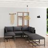 vidaXL Garden Lounge Set Grey, Anthracite