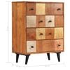 vidaXL Chest Of Drawers Honey Solid Acacia wood Medium Chest Of Drawers
