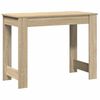 vidaXL Desk Sonoma oak Engineered wood Medium Desk Rectangular
