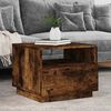 vidaXL Coffee Table Smoked Oak Engineered wood Medium Coffee Table