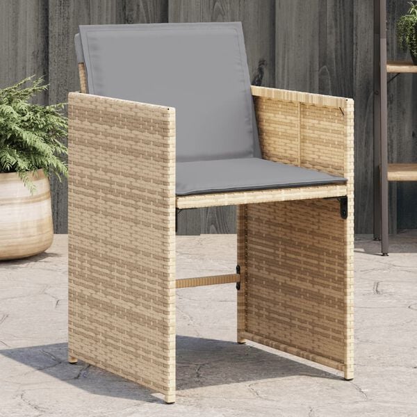 vidaXL Patio Chair Mix beige