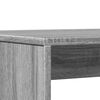 vidaXL Dining Table And Bench Set Gray Sonoma Engineered Wood Medium