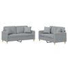 vidaXL Sofa Set Light gray
