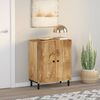 vidaXL Side Cabinet Natural wood Solid mango wood, iron Medium Cabinet