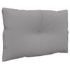 vidaXL Pallet Cushion Gray 100% Polyester Standard