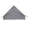 vidaXL Tipi Tent Grey and Orange 143.31 x 110.63 x 101.18 in Taffeta