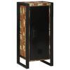 vidaXL Bathroom Cabinet with Shelf with Door Brown Solid Reclaim Wood