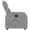 vidaXL Massage Recliner Chair Light grey