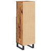 vidaXL Bathroom Cabinet Old wood Engineered wood, iron Tall