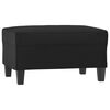 vidaXL Footstool Black