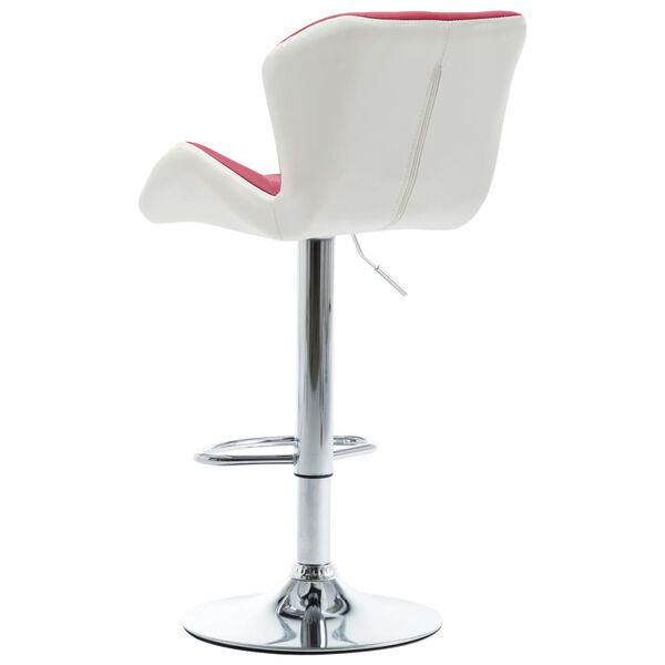 vidaXL Bar Stool Wine Red Faux Leather