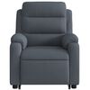 vidaXL Stand Up Massage Recliner Chair Dark gray