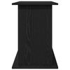 vidaXL Aquarium Stand Black Oak Engineered Wood 39.8 x 16.1 x 22.8 in