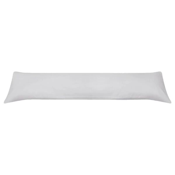 vidaXL Sleeper Pillow Gray Microfiber with PP cotton filling 15.7x57.1 in