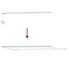 vidaXL Awning Frame Manual White 236.22 x 137.80 in Aluminium
