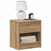 vidaXL Bedside Cabinet Set of 2 Artisan Oak Engineered wood Compact