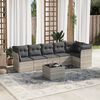 vidaXL Garden Sofa Set Light gray, Dark gray