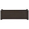 vidaXL Raised Bed Mocha Polypropylene Medium UV-resistant materials