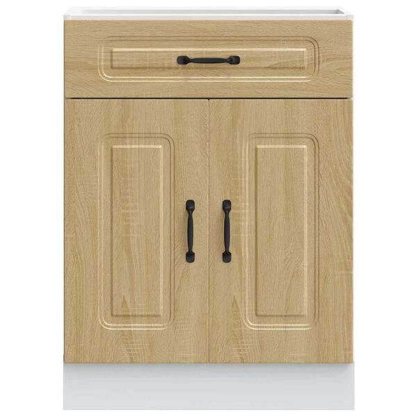 vidaXL Kitchen Base Cabinet Sonoma oak Engineered wood Standard