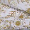 vidaXL Duvet Cover Set Set of 2 White and brown 100% Cotton