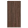 vidaXL TV Wall Cabinet Brown Oak Engineered Wood Medium TV Wall Cabinet