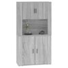 vidaXL Highboard Grey sonoma Engineered wood Medium Highboard